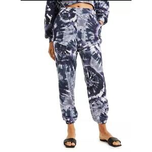 Culpos X INC blue tie dye convertible jogger pants/shorts size M boho hippie